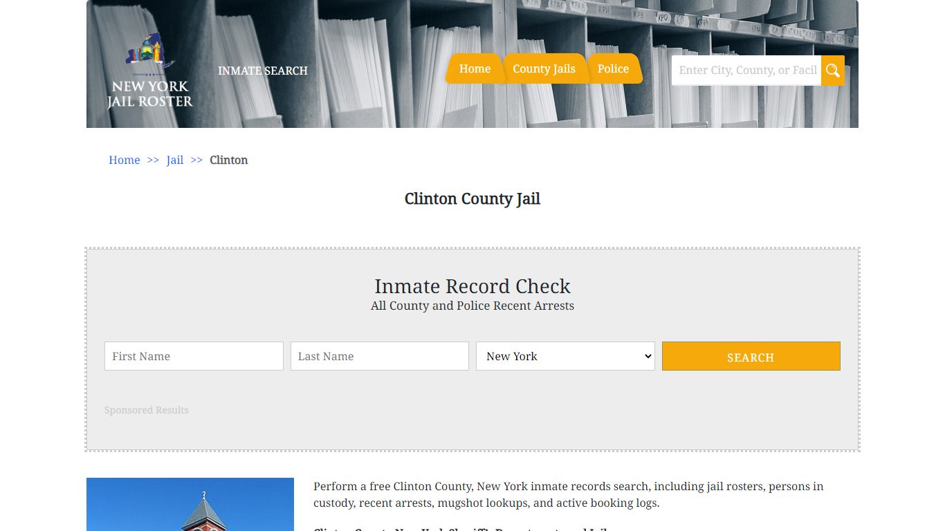 Clinton County Jail - Jail Roster Search